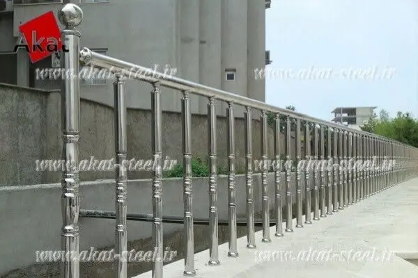 نرده استیل راه پله نرده استیل راه پله
