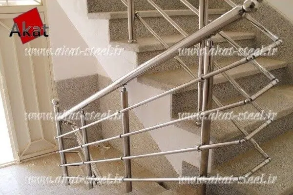 نرده استیل راه پله نرده استیل راه پله